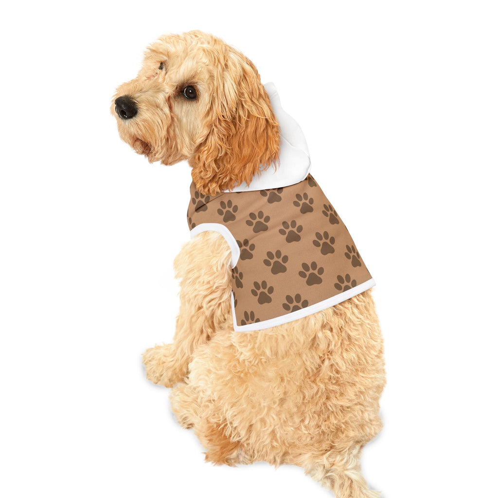 Cute Paw Print Pet Hoodie, Dog Sweater, Cat Outfit, Cozy Animal Clothing, Perfect for Pet Lovers