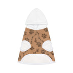 Cute Paw Print Pet Hoodie, Dog Sweater, Cat Outfit, Cozy Animal Clothing, Perfect for Pet Lovers