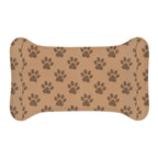 Pet Feeding Mat with Paw Print Design, Dog Feeding Tray, Cat Dining Mat, Washable Pet Placemat, Cute Animal Decor for Pet Lovers